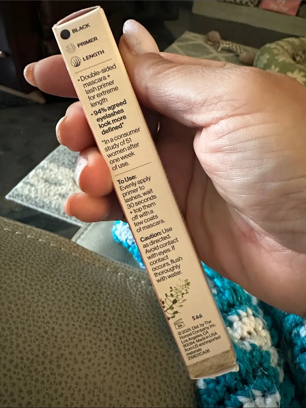 The Honest Company Essentials Mascara full size NWT Black